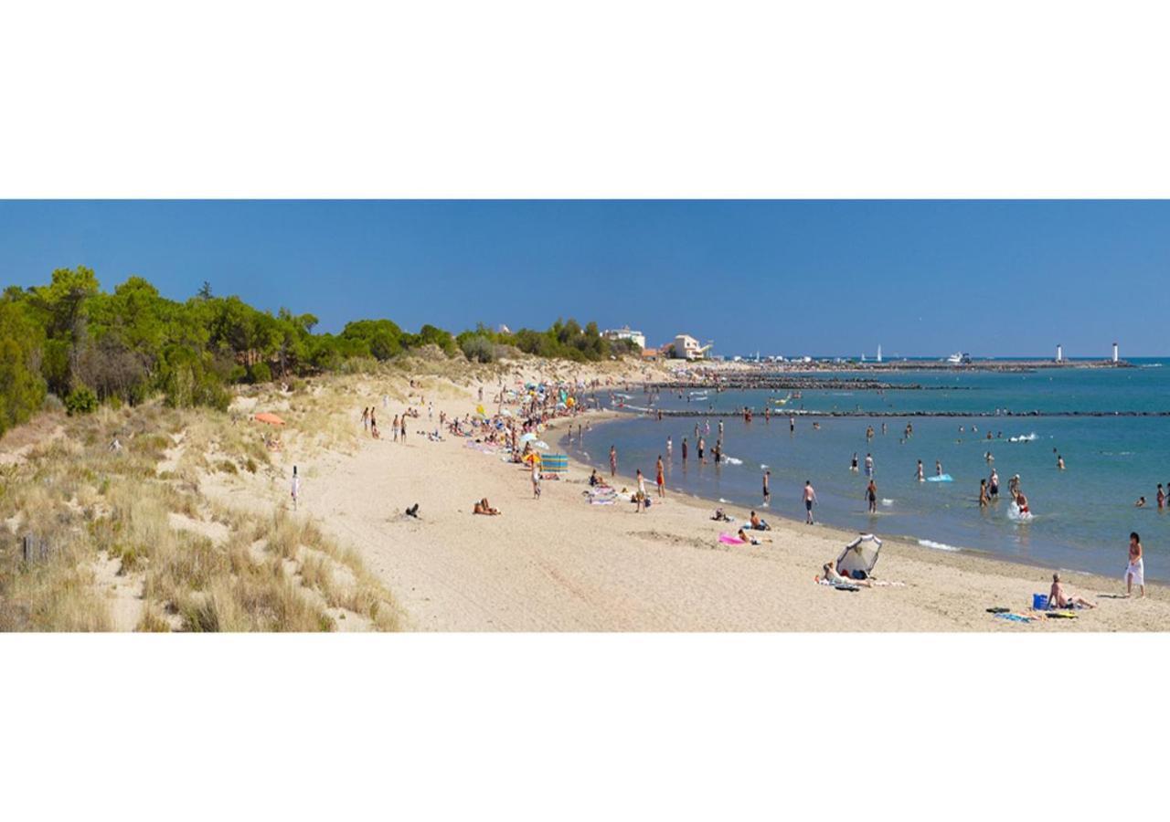 Mobilhome Climatise 3Ch 6P Dans Parc Des 7 Fonts Agde Dış mekan fotoğraf